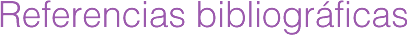 Referencias bibliogr�ficas
